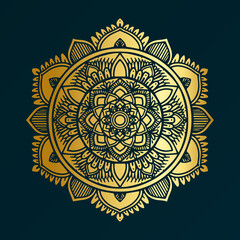 luxury mandala art design ornament illustration