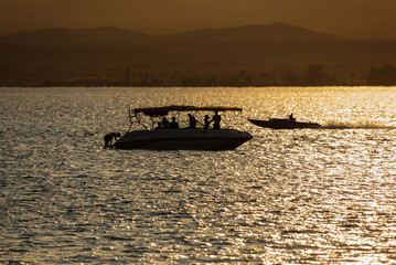 boat on Lake Havasu 