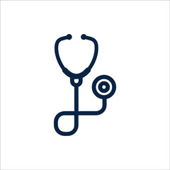 Healthcare or medical stethoscope icon