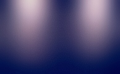 Shiny dust on black empty background illuminated two diffused lights. Dark abstract texture.