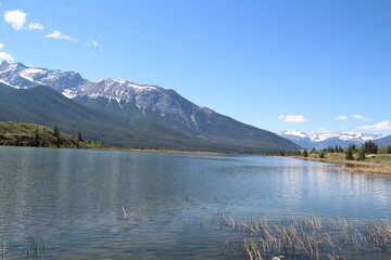 Calm Talbot Lake, Jasper National Park, Alberta
