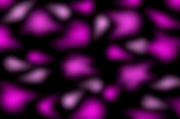 Lots of pink light blur dark tones for Valentine's Day night background.