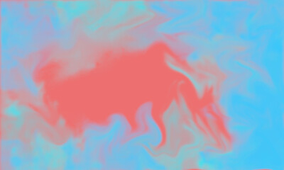 Obraz na płótnie Canvas Pastel pink blue brush frame for text input