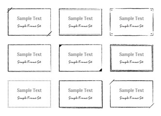 シンプルな使いやすい四角枠3