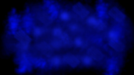 Blue light blur dark tones for abstract night background.