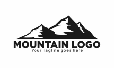 Fototapeta na wymiar Landscape mountain vector logo