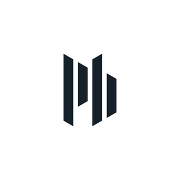 pb abstract logo design, pb letters logo design free royalty