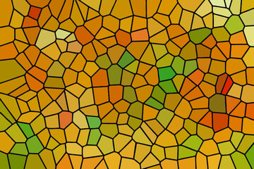 Multicolor Broken Stained Glass Background