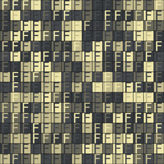 Abstract Geometric Pattern generative computational art illustration