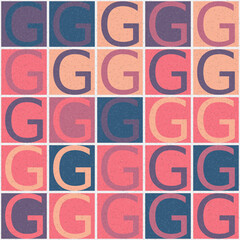 Abstract Geometric Pattern generative computational art illustration