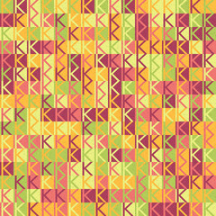 Abstract Geometric Pattern generative computational art illustration