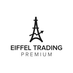 Eiffel trading logo icon vector template