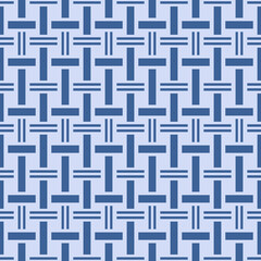 Japanese Line Weave Vector Seamless Pattern