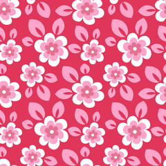 Obraz premium Seamless pattern, endless texture - stylized zwei - graphics - Wallpapers, textiles, packaging