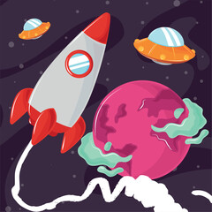 space spaceship ufo © Stockgiu