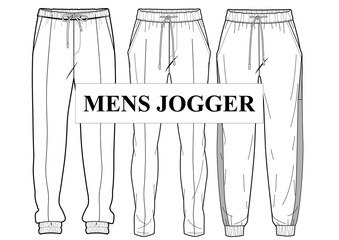 men's jogger trouser collection design 