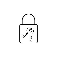lock icons symbol vector elements for infographic web