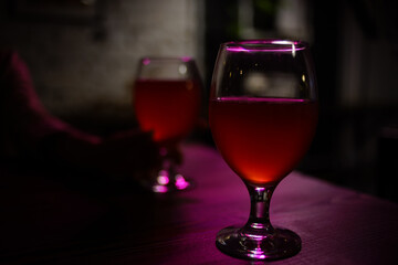 red alcoholic cocktails bar luxury romance