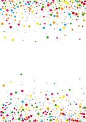 Yellow Circle Surprise Texture. Dot Fall