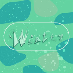 winter landscape with trees