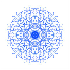 spiritual symbol round ornament