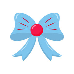 Fototapeta premium Beautiful bow icon. Vector illustration.