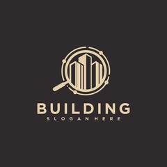 search building logo design