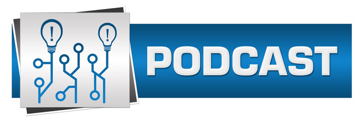 Podcast Circuit Bulbs Blue Grey Horizontal 