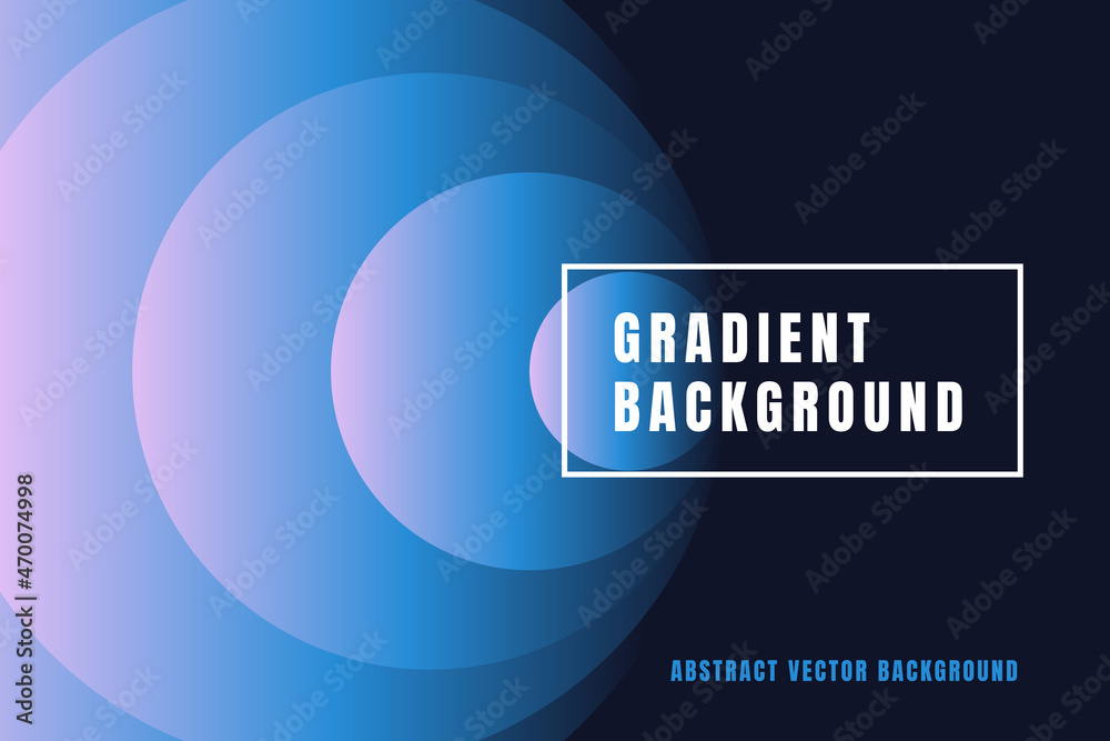 Poster vector illustration - trendy abstract creative minimalist prints and compositions with bright gradie