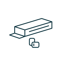 Gum linear icon. Modern outline Gum logo