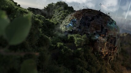 sci-fi landscape © Dat's art studio