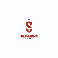 shawarma doner logo initial S