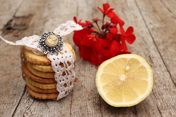 still life with christmas decoration
