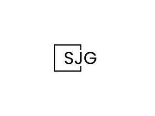 SJG letter initial logo design vector illustration