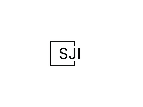 SJI letter initial logo design vector illustration