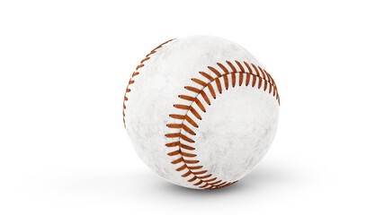 Baseball ball isolated on white