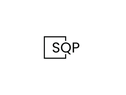 SQP letter initial logo design vector illustration