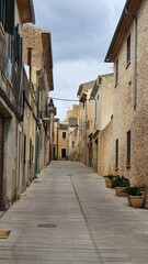 narrow street in the old town