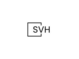 SVH letter initial logo design vector illustration