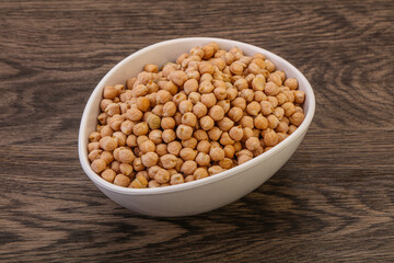 Vegan cuisine - Dry chickpea heap