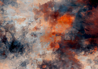 赤い幻想的な血の水彩テクスチャ背景
