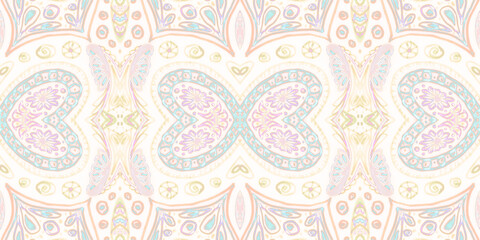 Distressed Persian carpets. Ethnic turkish pattern.