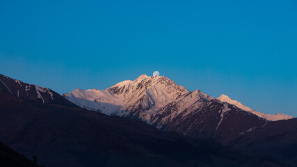 moon over the mountain