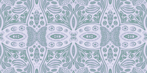 Distressed Persian carpets. Ethnic turkish pattern.