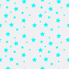 blue star seamless pattern on grey background for fabric wallpaper decoration and gift wrapping paper or website banner graphic design element