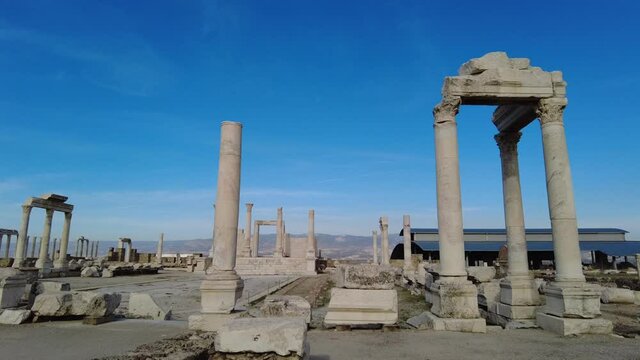Laodicea on the Lycus was an ancient city built on the river Lycus. It was located in the Hellenistic regions of Caria and Lydia, which later became the Roman Province of Phrygia Pacatiana.