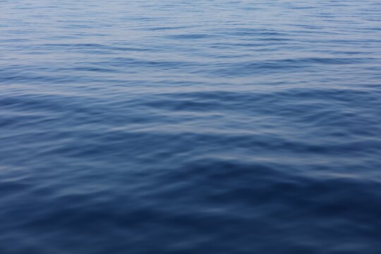 Deep blue ocean surface