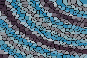 Multicolor Broken Stained Glass Background