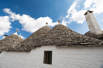Trulli of alberobello in itria valley, apulia, italy
