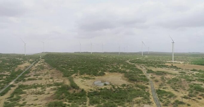 windmill park for clean and sustainable energy 
